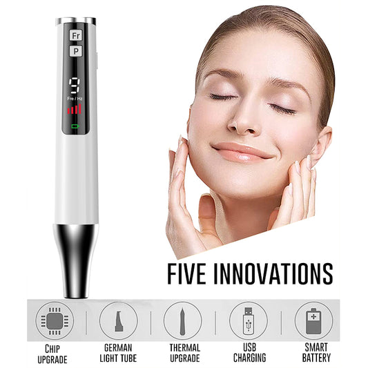 The Ultimate Home Tattoo and Pigment Removal Solution: PAKISS Picosecond Laser Pen - The Magic Tool for Skin Renewal.